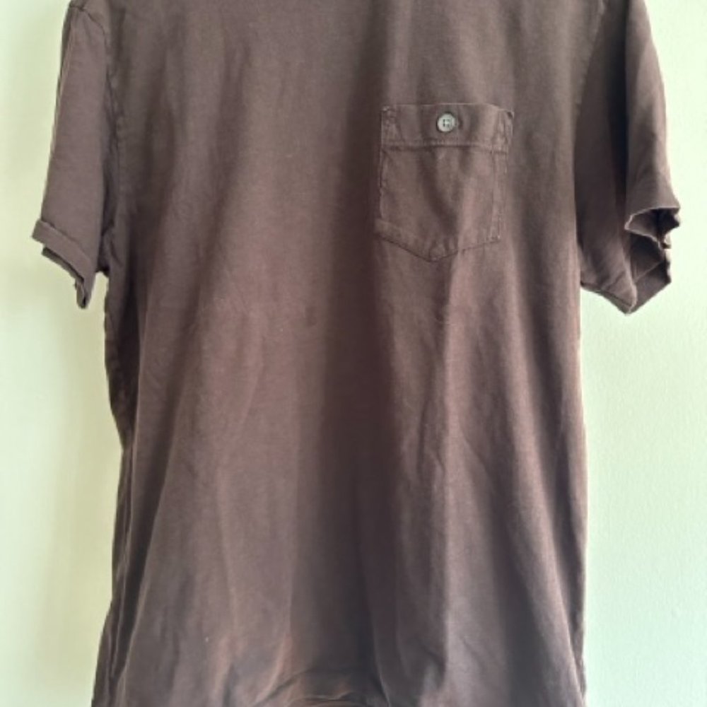 TODD SNYDER MADE IN L.A. HOMESPUN SLUB POCKET T-SHIRT